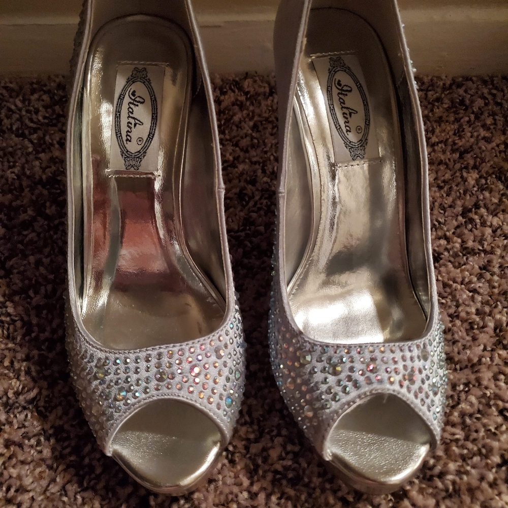 Italina Gem stone heels